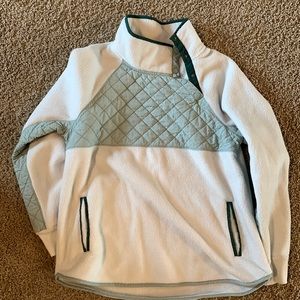 Abercrombie and Fitch Asymmetrical Snap up Fleece